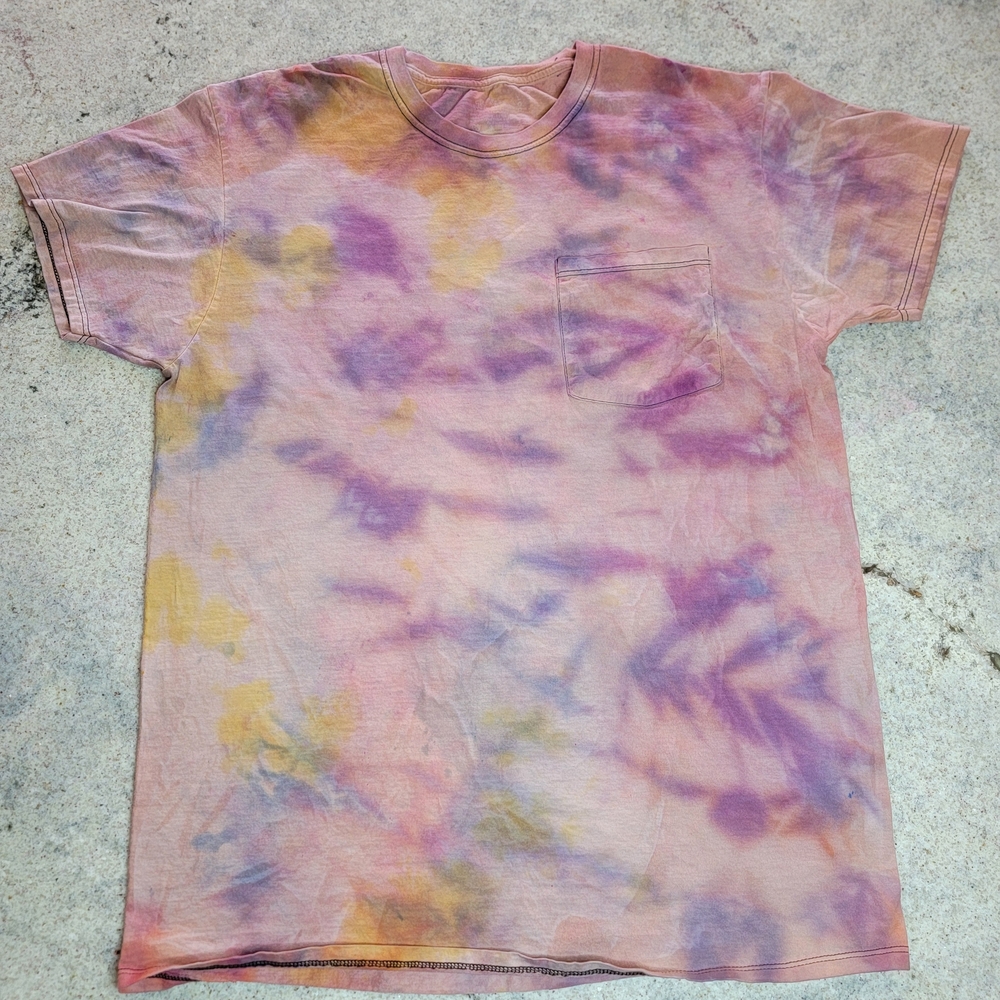 Tie-Dye T-Shirt with Pocket - Large